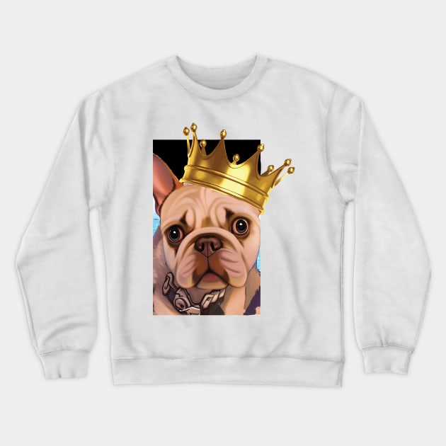 King Frenchie Rocko Crewneck Sweatshirt by joejdiaz